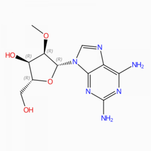 C11H16N6O4 Adenosine, 2-amino-2′ -O-methyl- (9CI, ACI)