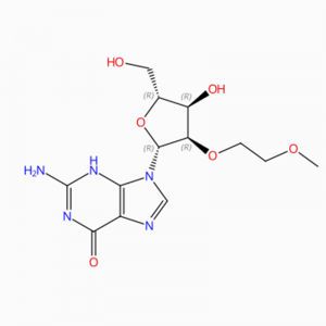C13H19N5O6 Гуанозин, 2′ -О-(2-метоксиэтил)- (9CI, ACI)