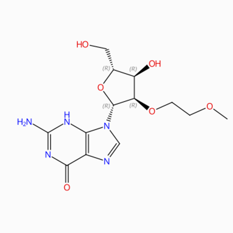 C13H19N5O6 Guanosin, 2'-O-(2-methoxyethyl)- (9CI, ACI)