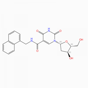 C21H21N3O6 Thymidine, α - [(1-naphthalenylmethyl) amino] - α-oxo- (ACI)