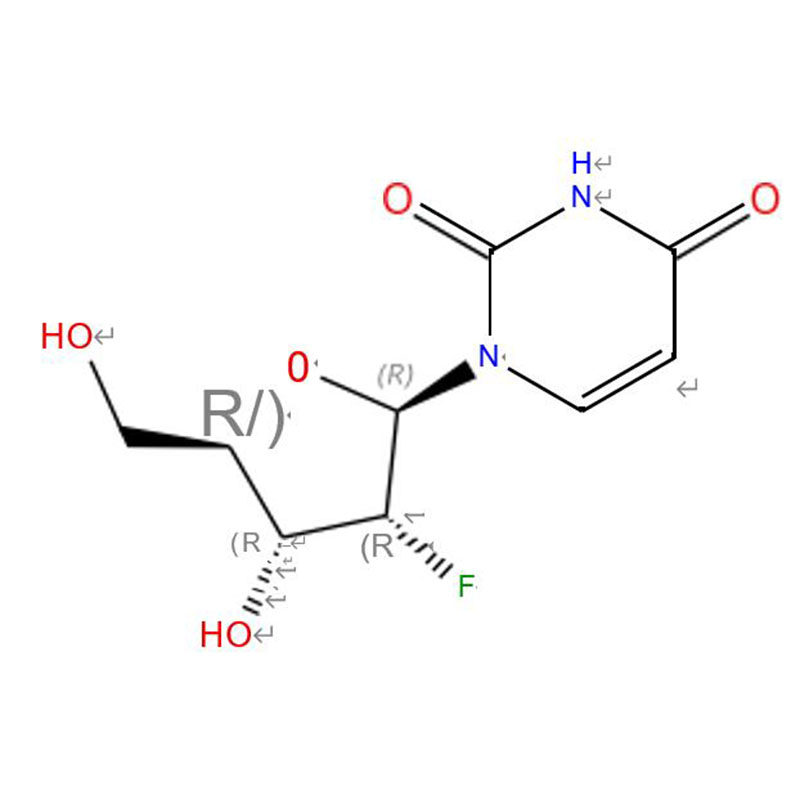 C9H11FN2O5 यूरिडीन, 2′ -डीऑक्सी-2′ -फ्लोरो- (7CI, 8CI, 9CI, ACI)