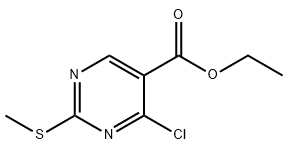 4-chloro-2-metylotio-5-pirymidynokarboksylan etylu