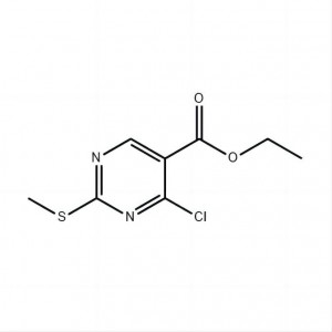 Etyl 4-klor-2-metyltio-5-pyrimidinkarboksylat 98 % min